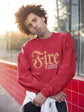 UNISEX RED SWEATSHIRT