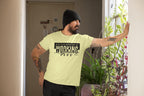 Men's Butter Yellow Round Neck T-shirts