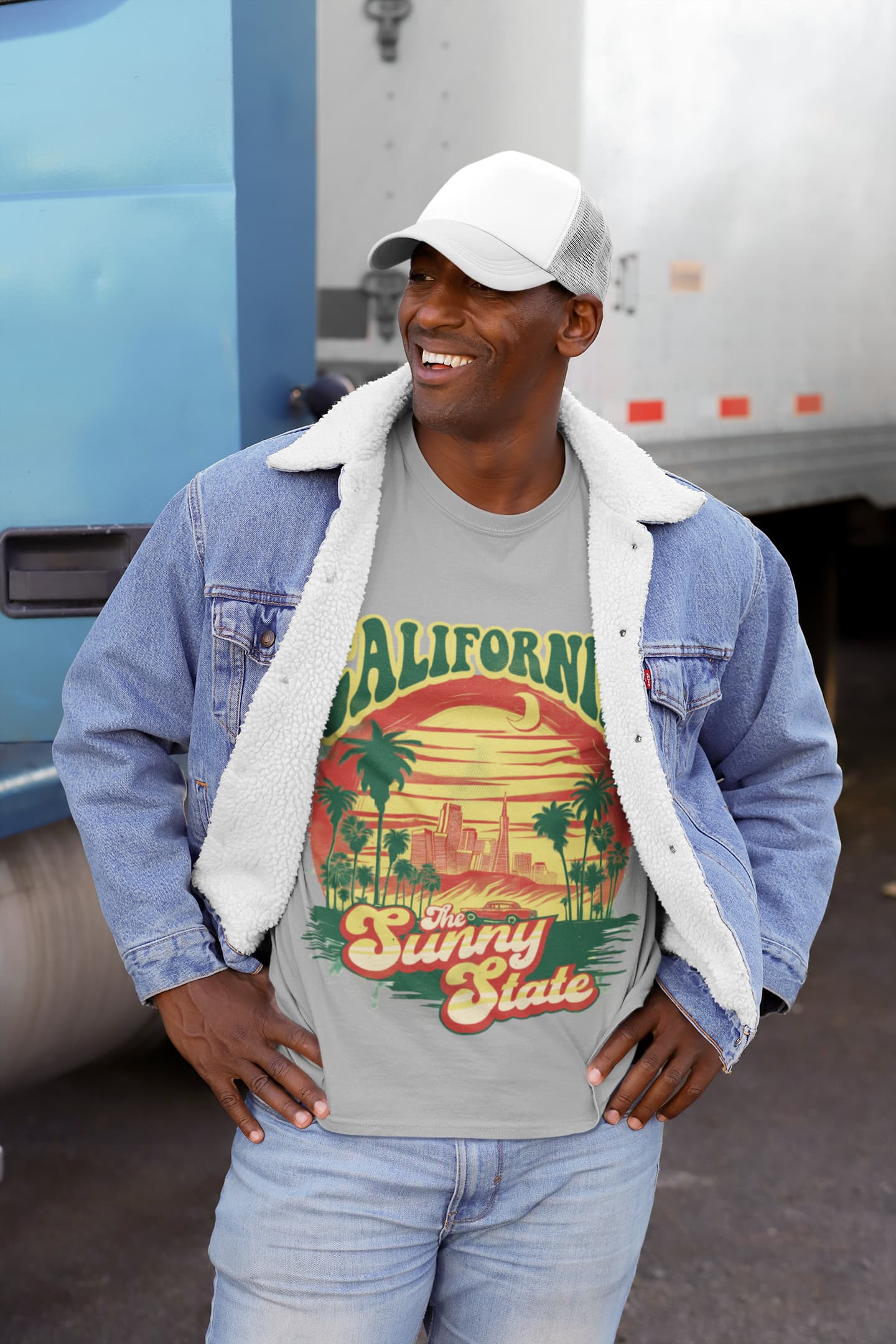 Men's Melange Grey Round Neck T-shirts