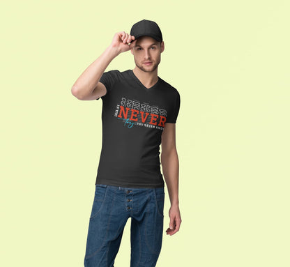Men's Black V-Neck T-shirts