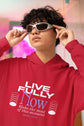 MENS RED HOODIES