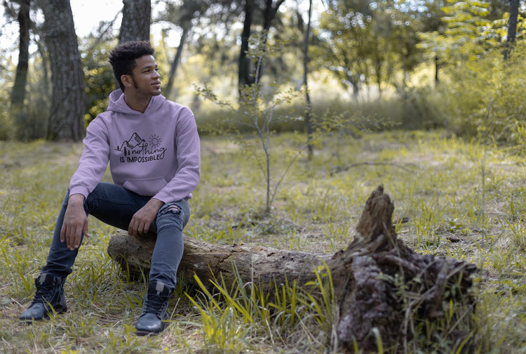 MENS IRIS LAVENDER HOODIES