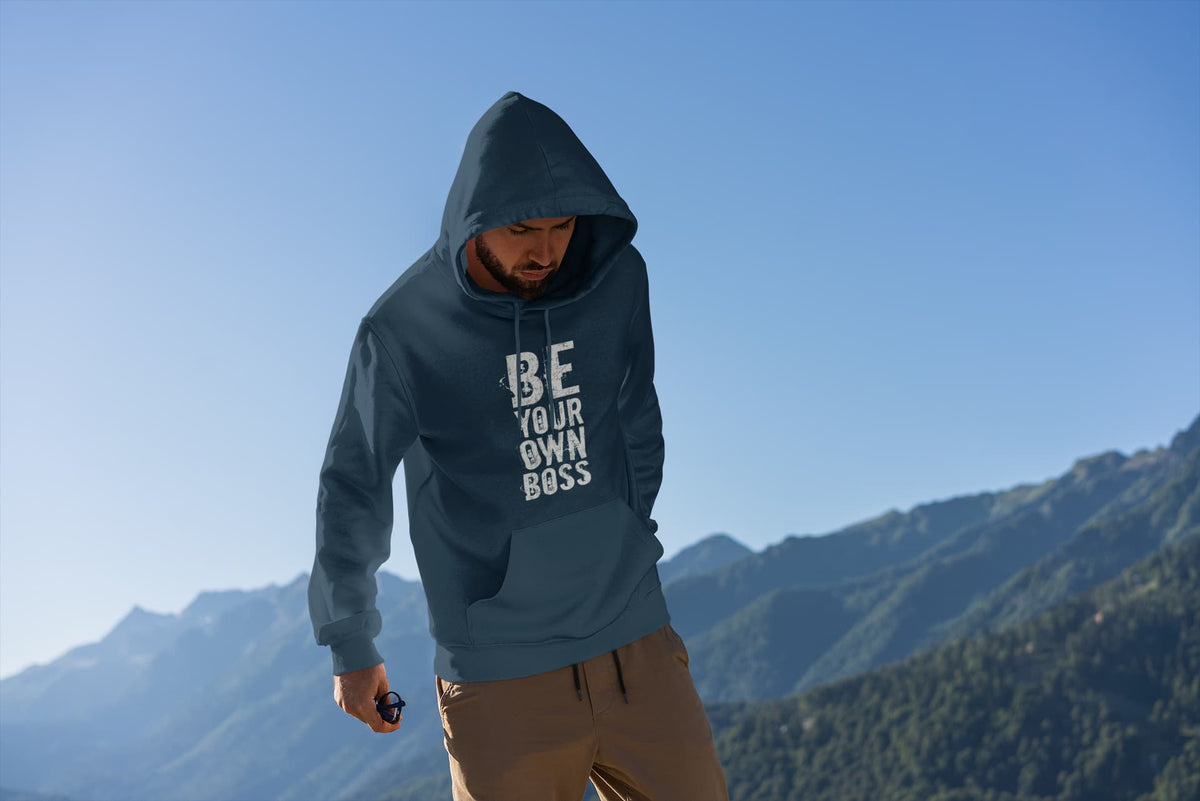 Men's Navy Blue Hoodies