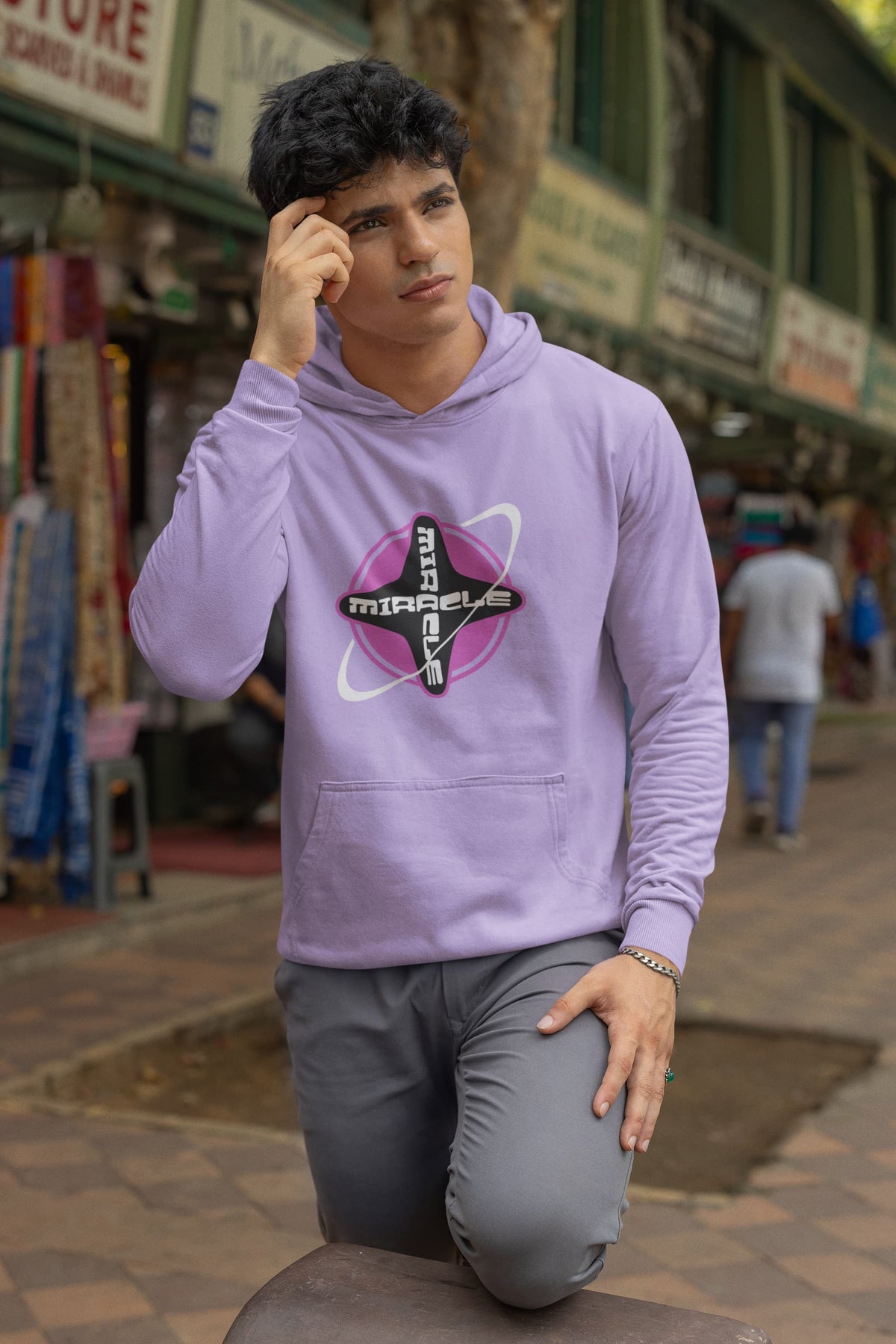 MENS IRIS LAVENDER HOODIES