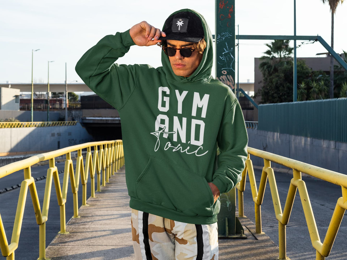 Men's Olive Green Hoodies