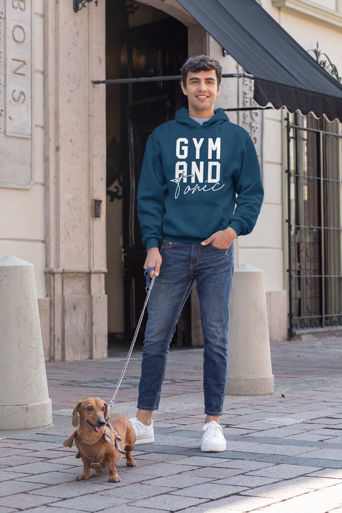 Men's Navy Blue Hoodies