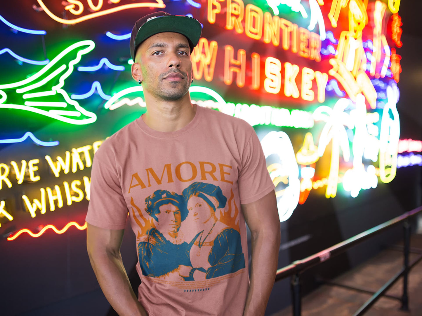 Men's Pastel Dusty Round Neck T-shirts