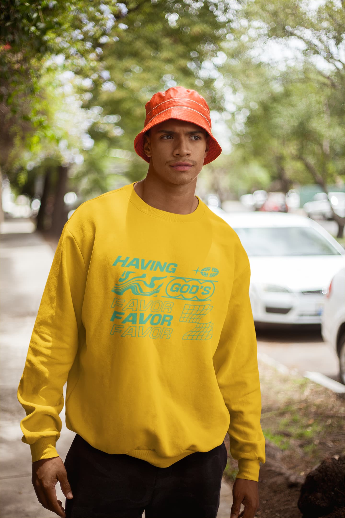 UNISEX GOLDEN YELLOW  SWEATSHIRT