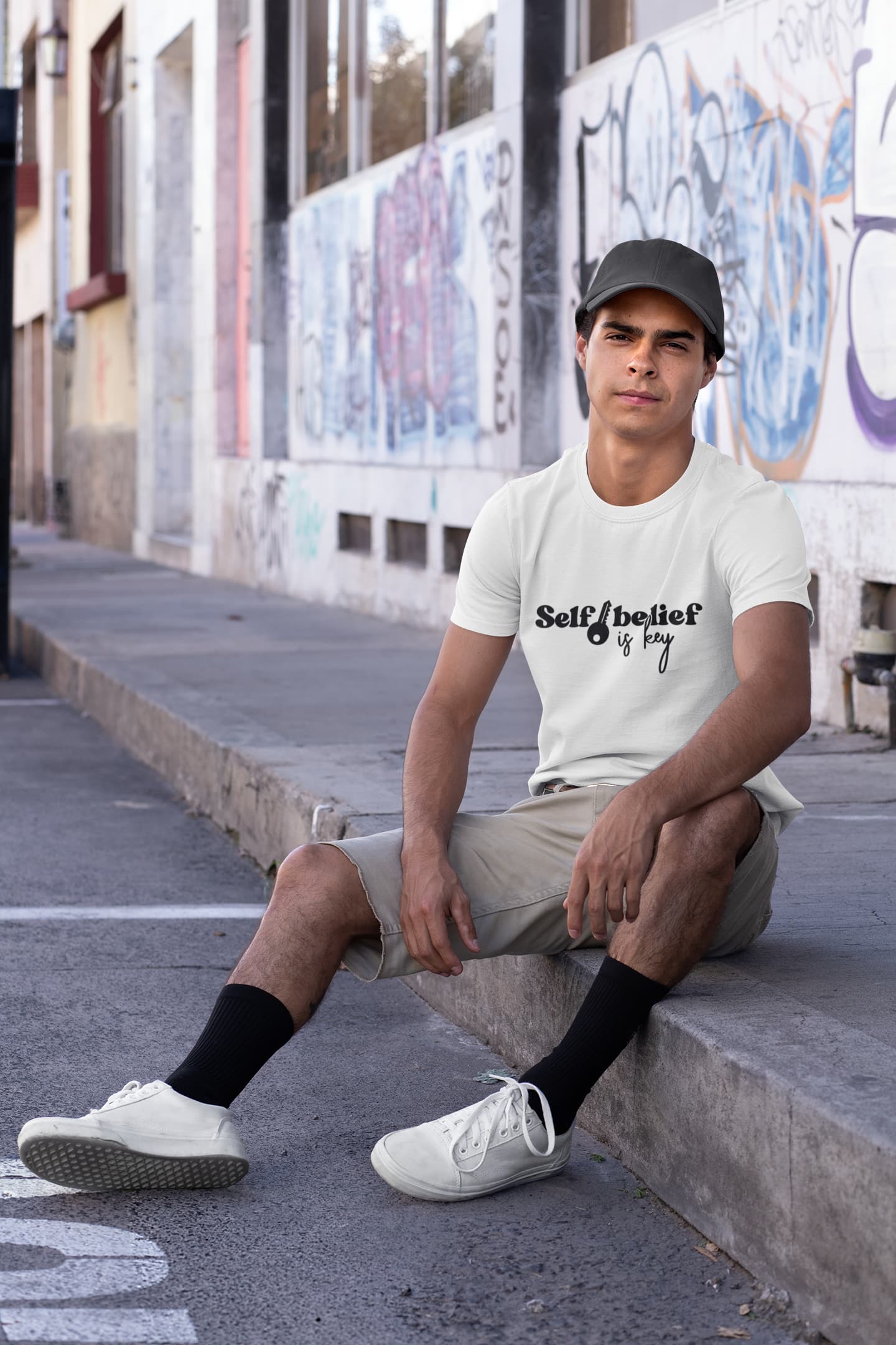 MENS WHITE ROUNDNECK T-SHIRT
