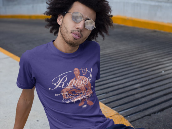 MENS PURPLE ROUNDNECK T-SHIRT 