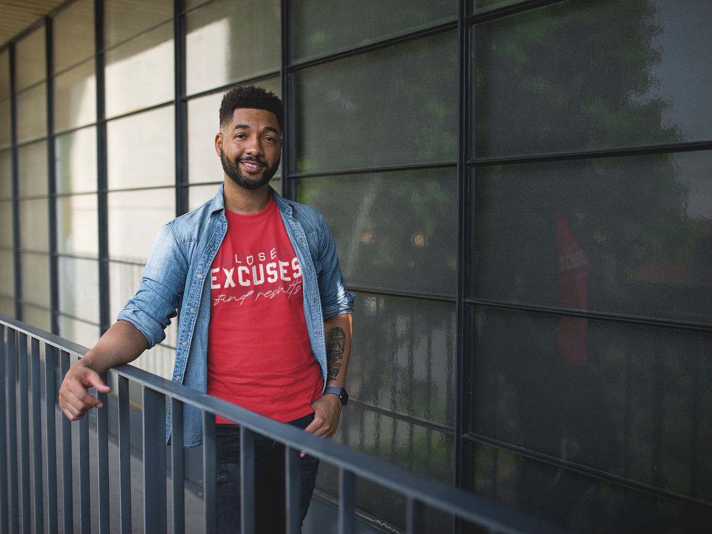 Men's Red Round Neck T-shirts