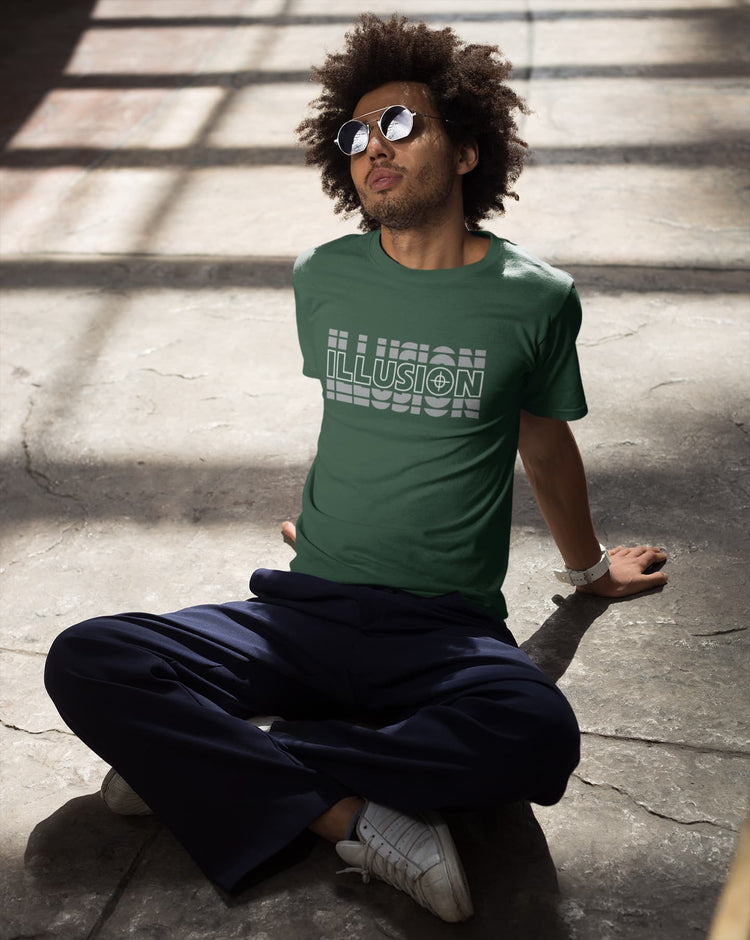 MENS OLIVE GREEN ROUNDNECK T-SHIRT