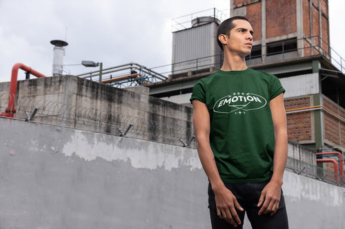 Karavirs® Alignment Olive Green graphic tee for men India