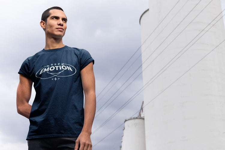 MENS NAVY BLUE ROUNDNECK T-SHIRT