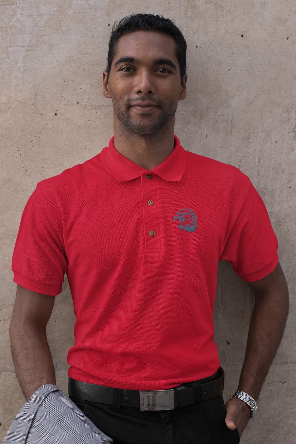 Men's Red Polo T-shirts