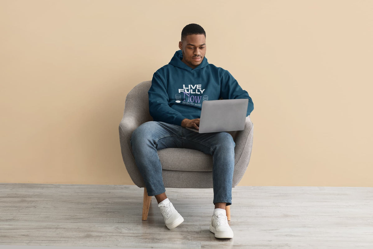 MENS NAVY BLUE HOODIES