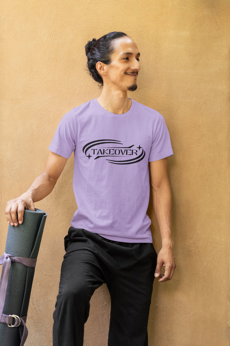 MENS IRIS LAVENDER ROUNDNECK T-SHIRT 