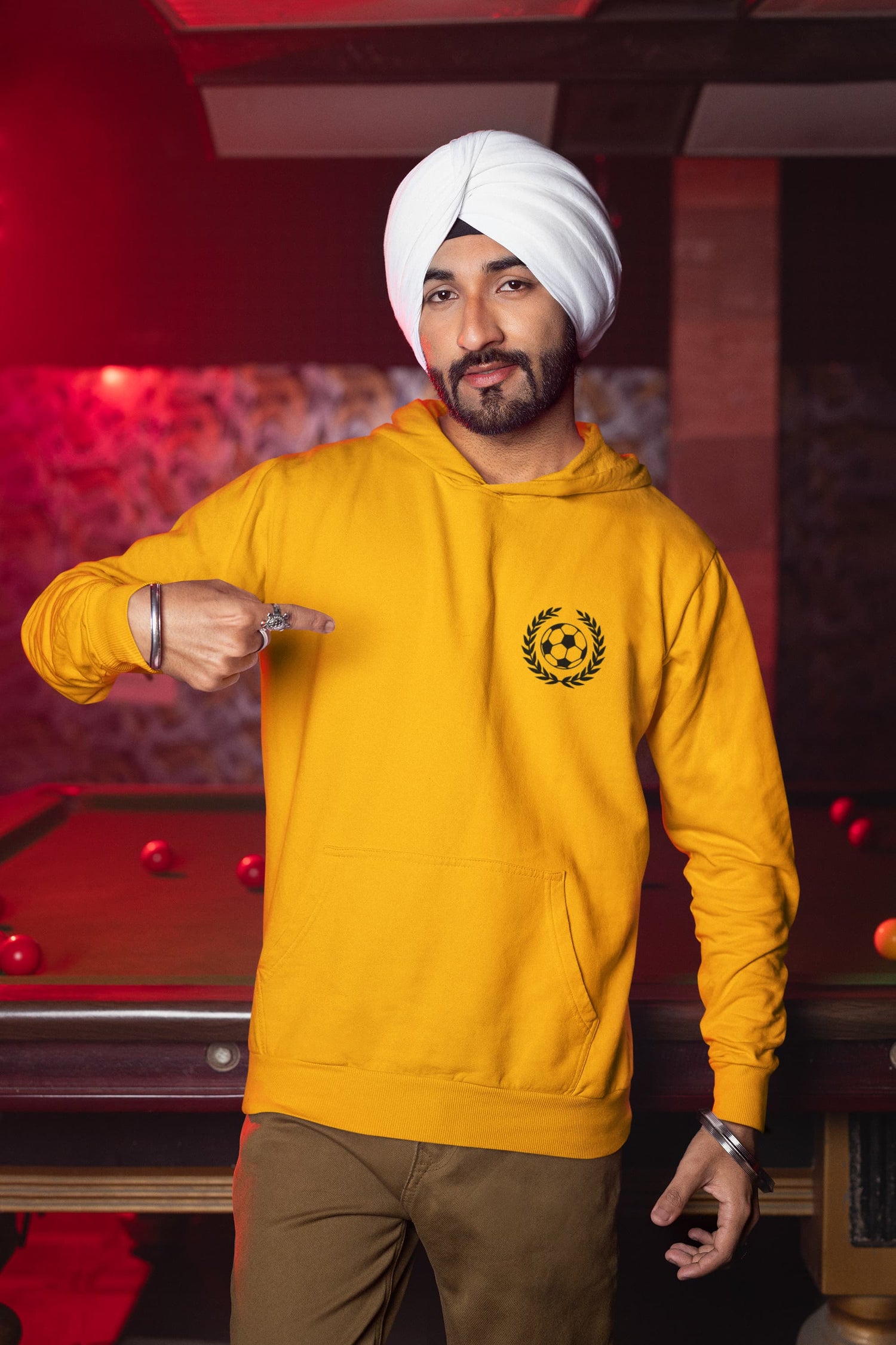UNISEX GOLDEN YELLOW HOODIES