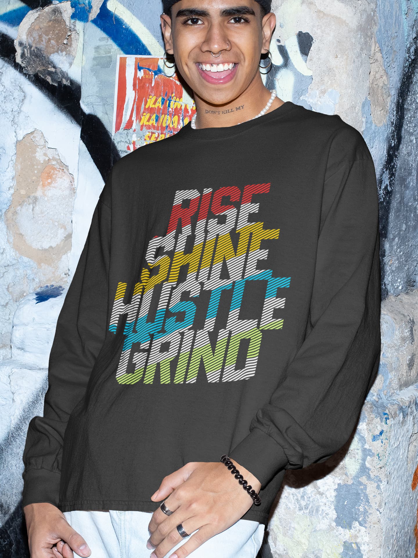 Men's Black Sweatshirts