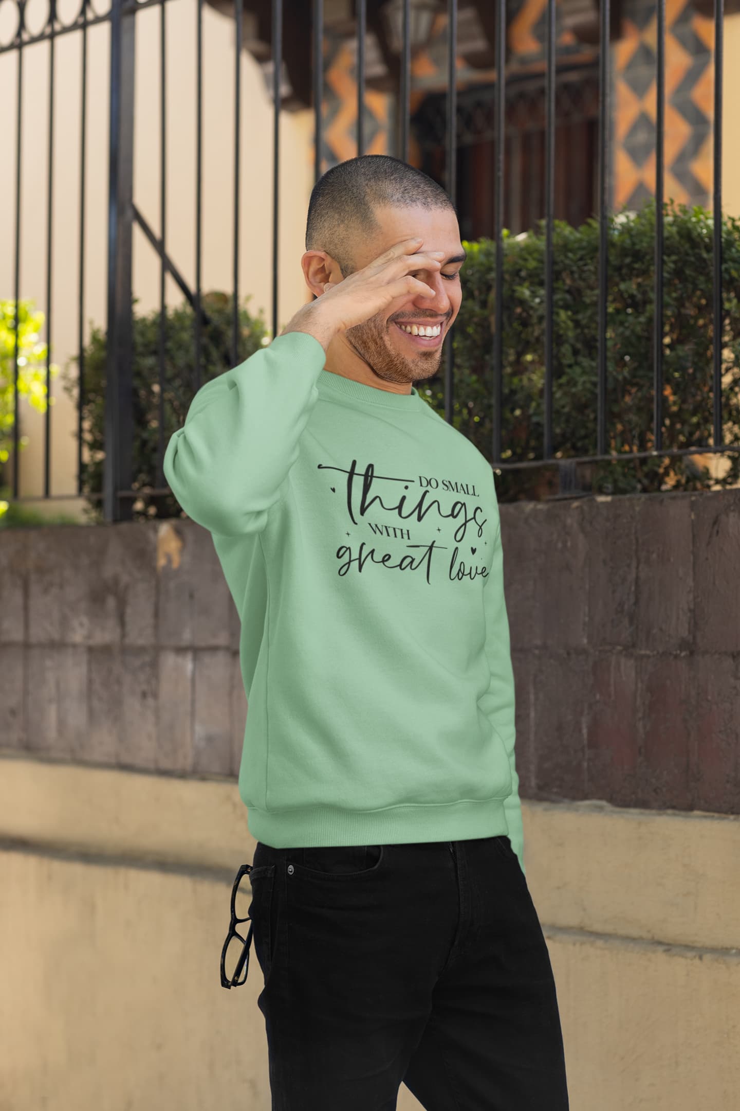 UNISEX MINT GREEN SWEATSHIRT
