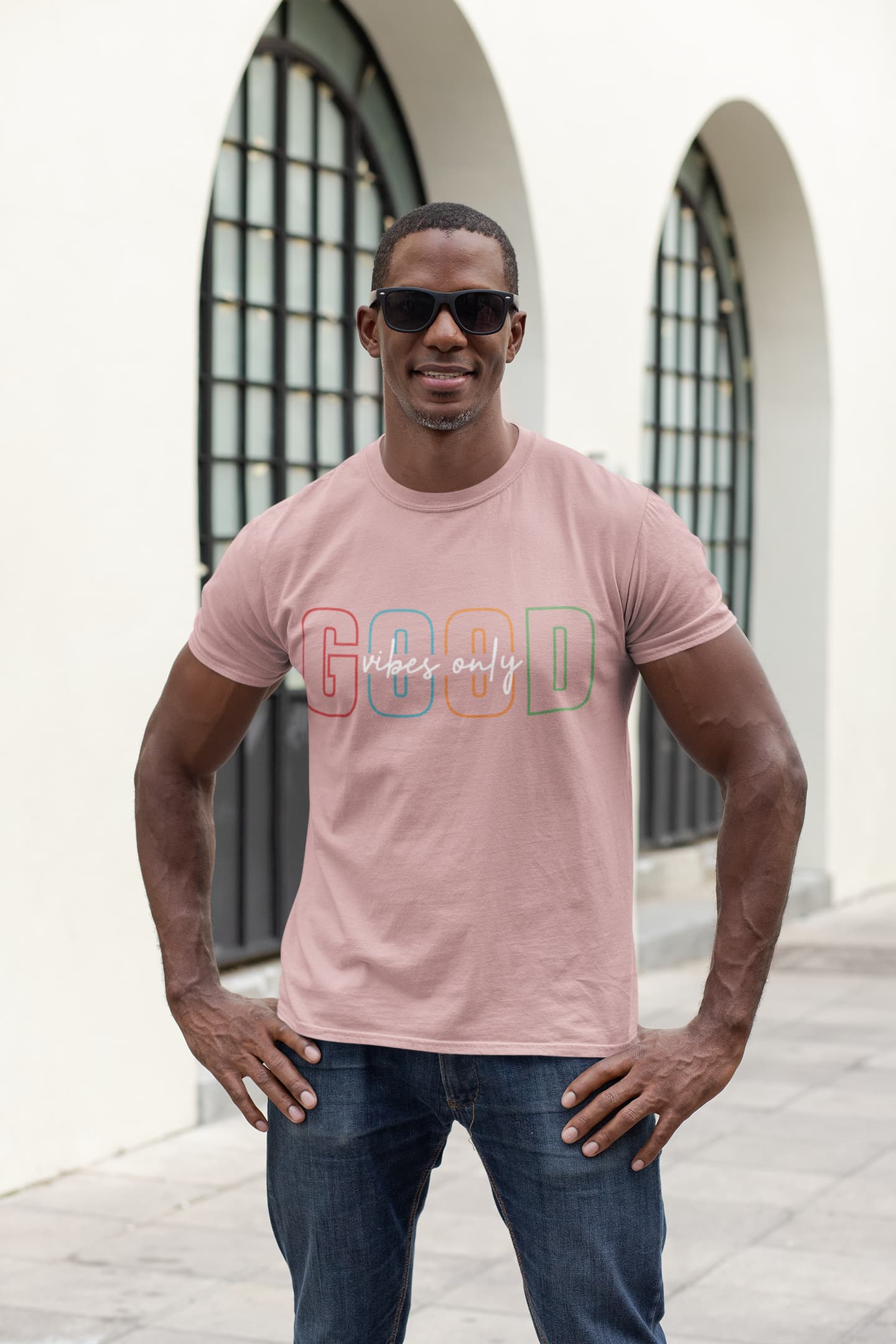 Men's Pastel Dusty Round Neck T-shirts