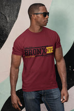 Men's Maroon Round Neck T-shirt