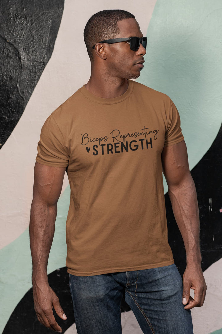 MENS CHOCOLATE BROWN ROUNDNECK T-SHIRT