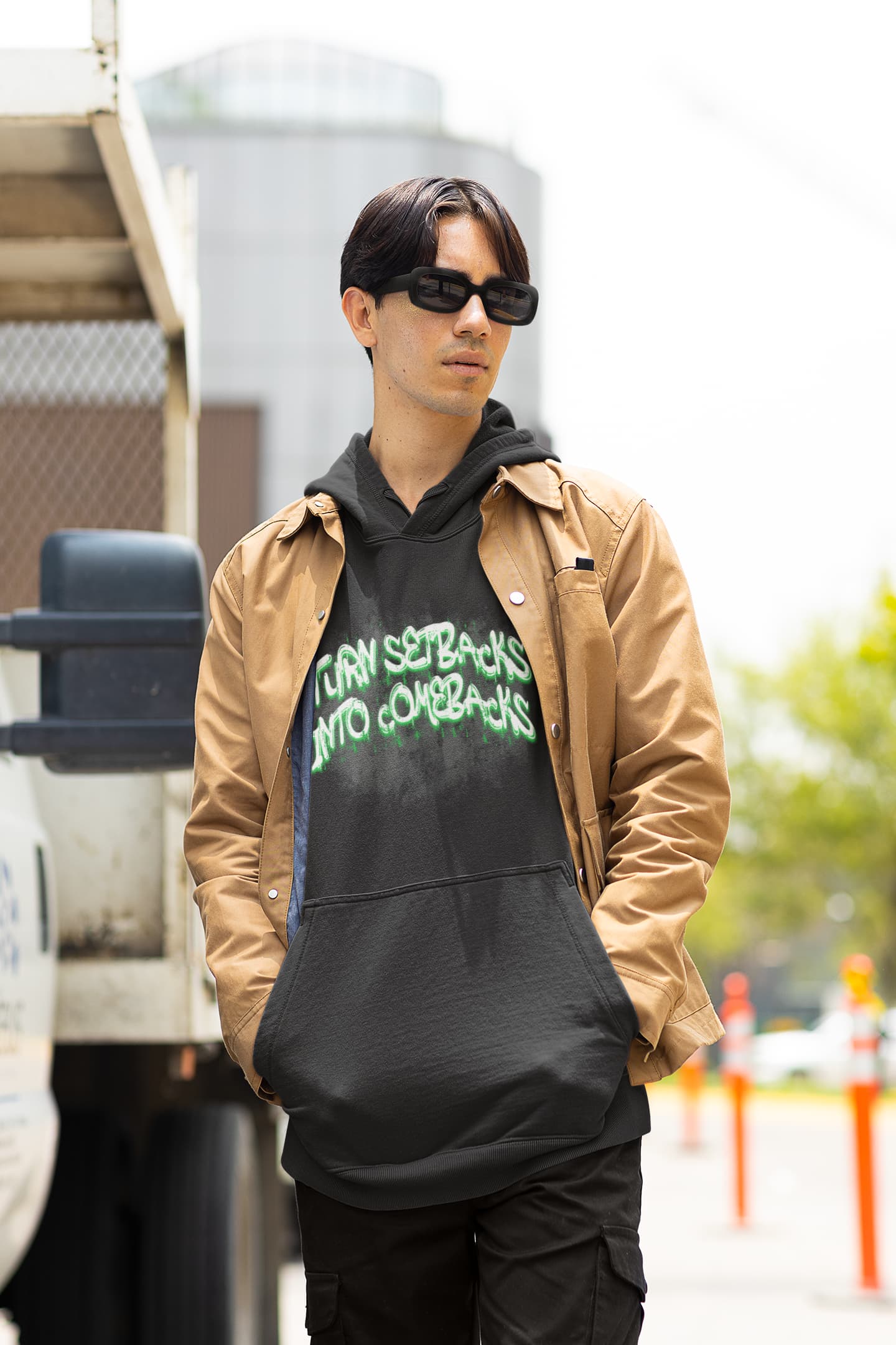 Men's Black Hoodies