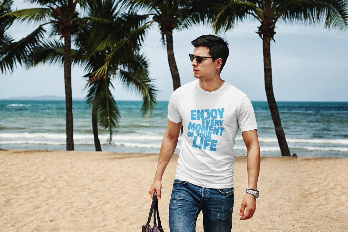MENS WHITE ROUNDNECK T-SHIRT