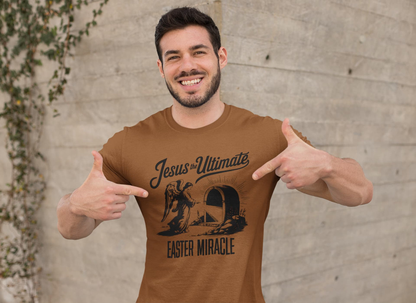 Men's Chocolate Brown Round Neck T-shirts