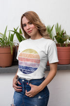 Women's White Round Neck T-shirts
