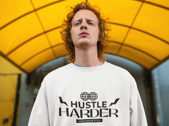 MENS WHITE SWEATSHIRT