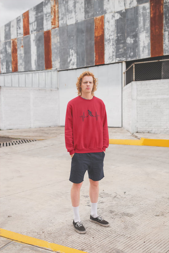 MENS RED SWEATSHIRT