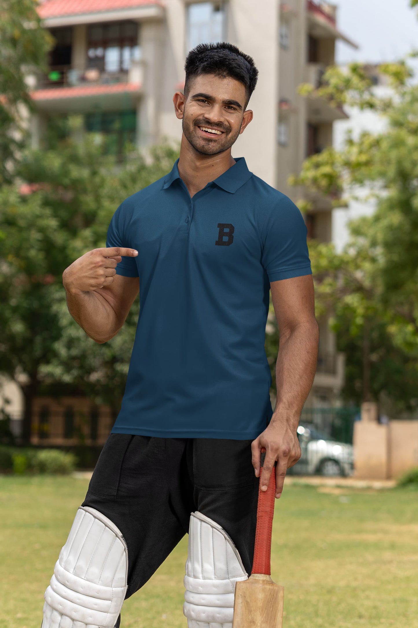 Men's Navy Blue Polo T-shirts