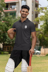 Men's Black Polo T-shirts