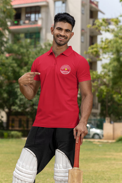 Men's Red Polo T-shirts
