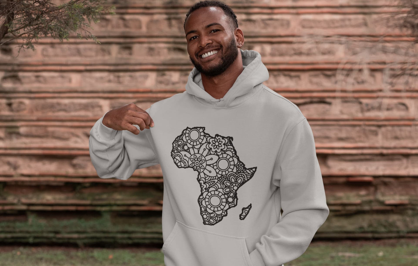 Men's Melange Grey Hoodies