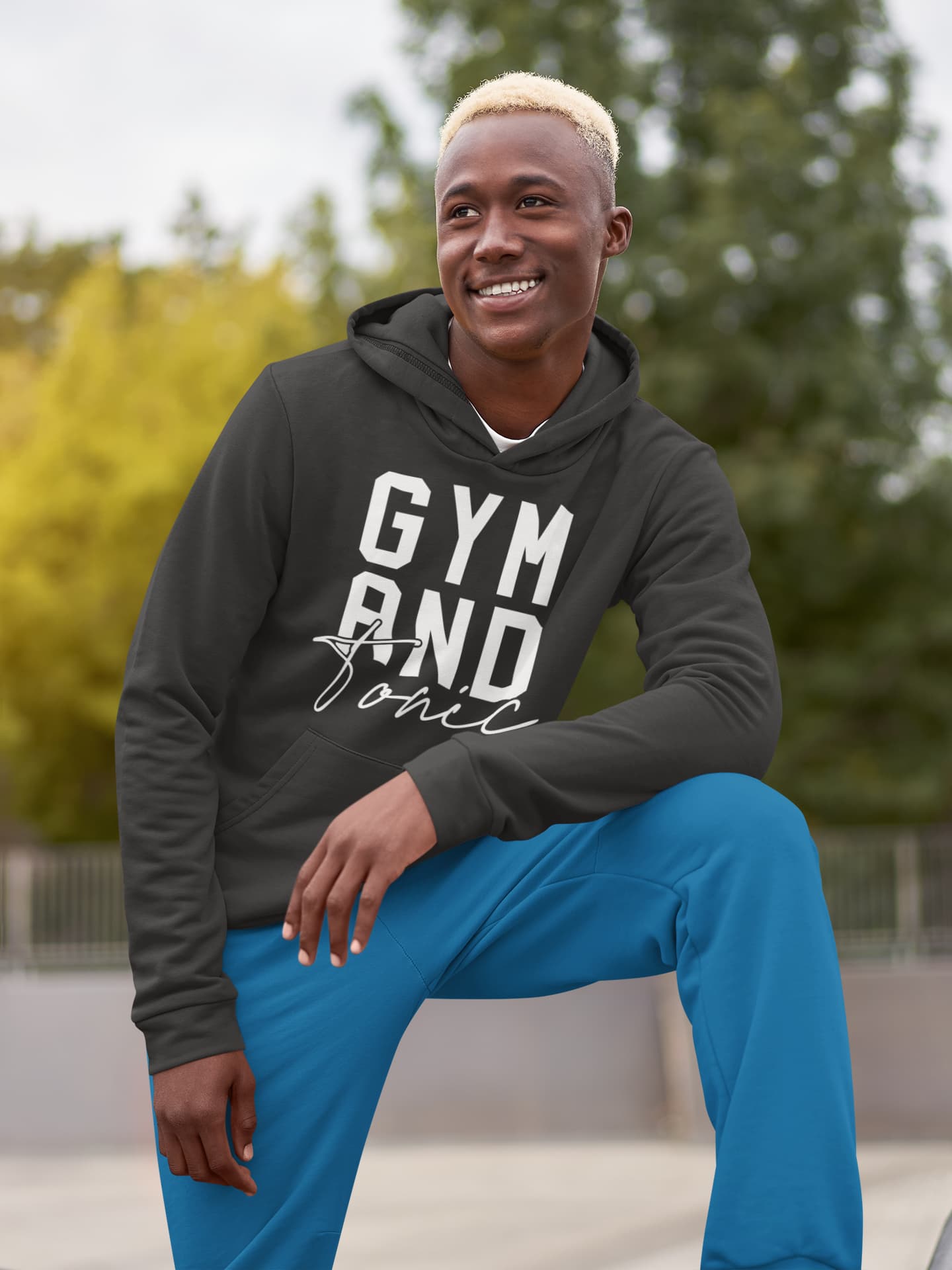 Men's Black Hoodies