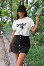 WOMEN WHITE ROUNDNECK T-SHIRT