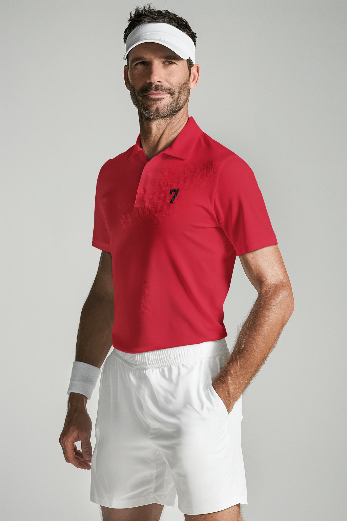 Men's Red Polo T-shirts