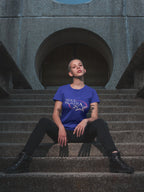 WOMENS ROYAL BLUE ROUNDNECK T-SHIRT