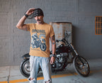 Men's Mustard Yellow Round Neck -shirts