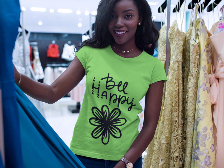 Women’s Liril Green Round Neck T-shirt