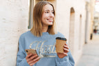 Women's Baby Blue Sweatshirts