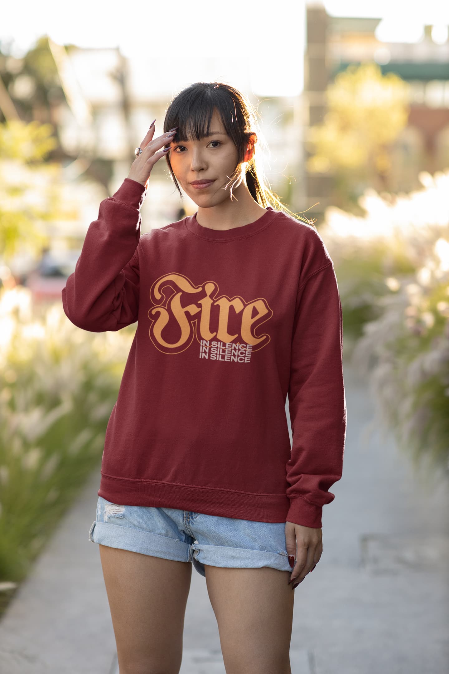 UNISEX MAROON SWEATSHIRT