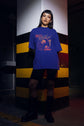 UNISEX ROYAL BLUE OVERSIZED T-SHIRT 