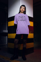UNISEX IRIS LAVENDER OVERSIZED T-SHIRT