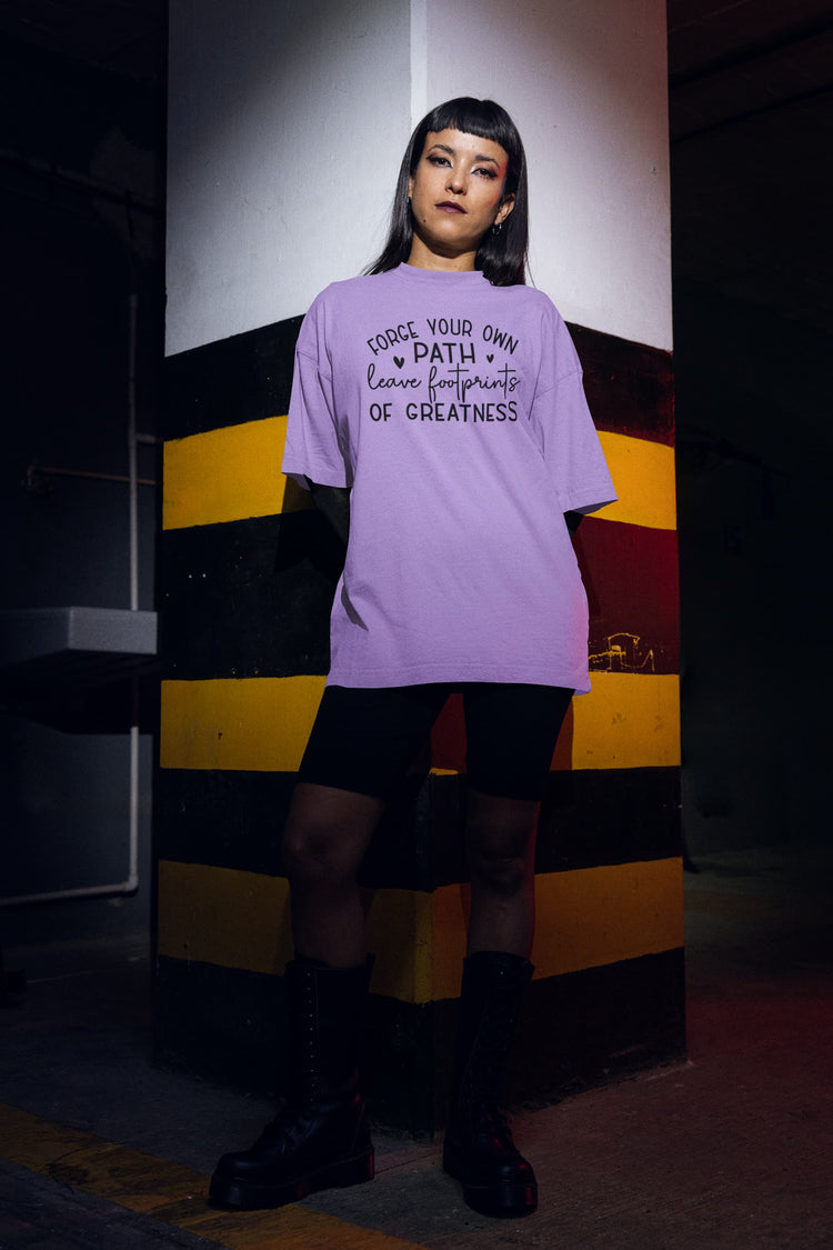 UNISEX IRIS LAVENDER OVERSIZED T-SHIRT