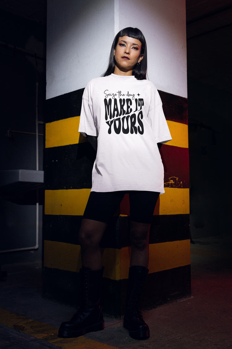 WOMENS WHITE OVERSIZED T-SHIRT