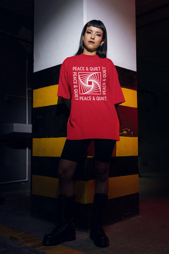 UNISEX RED OVERSIZED T-SHIRT